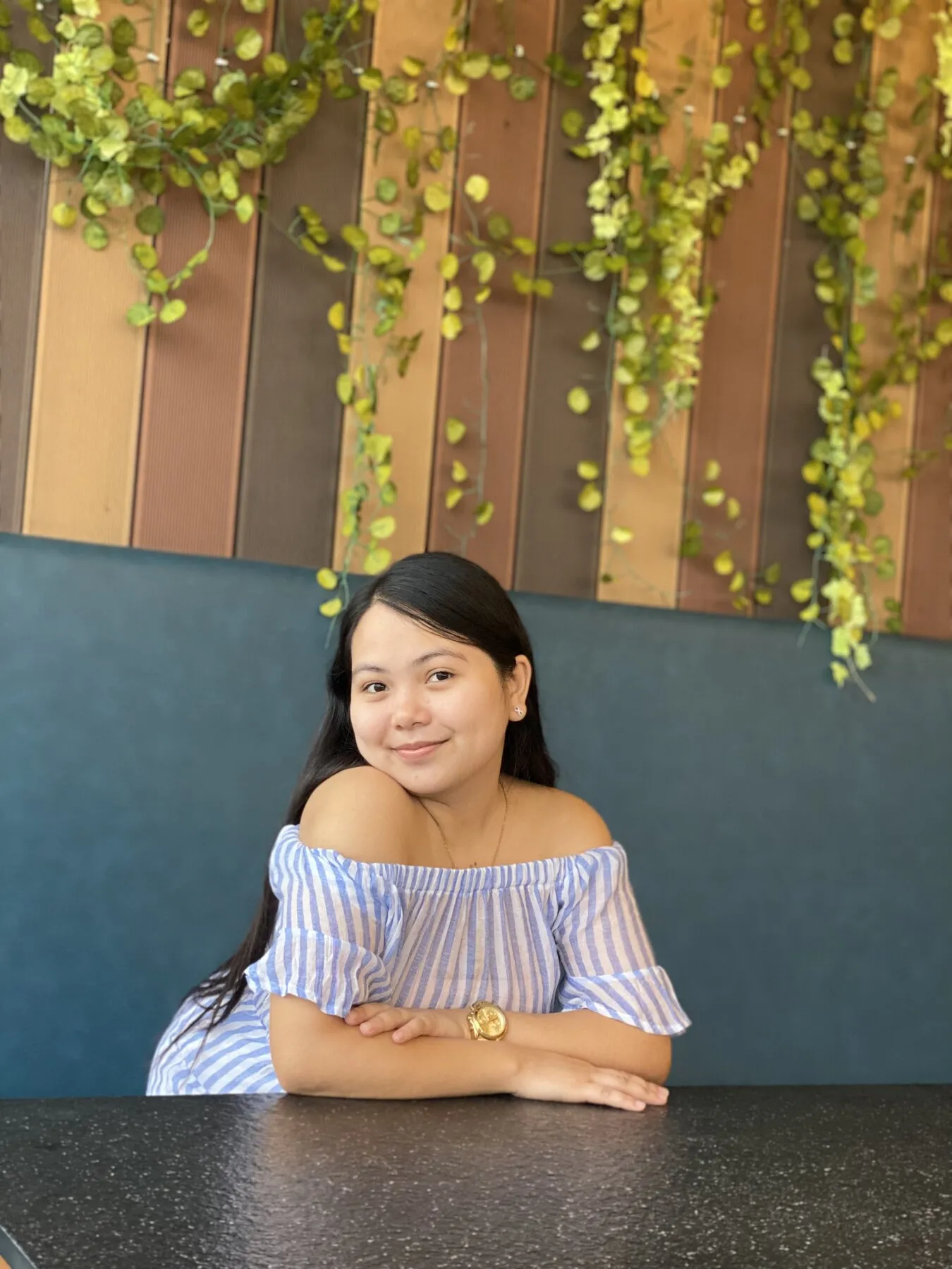 Hani, vines, smiling